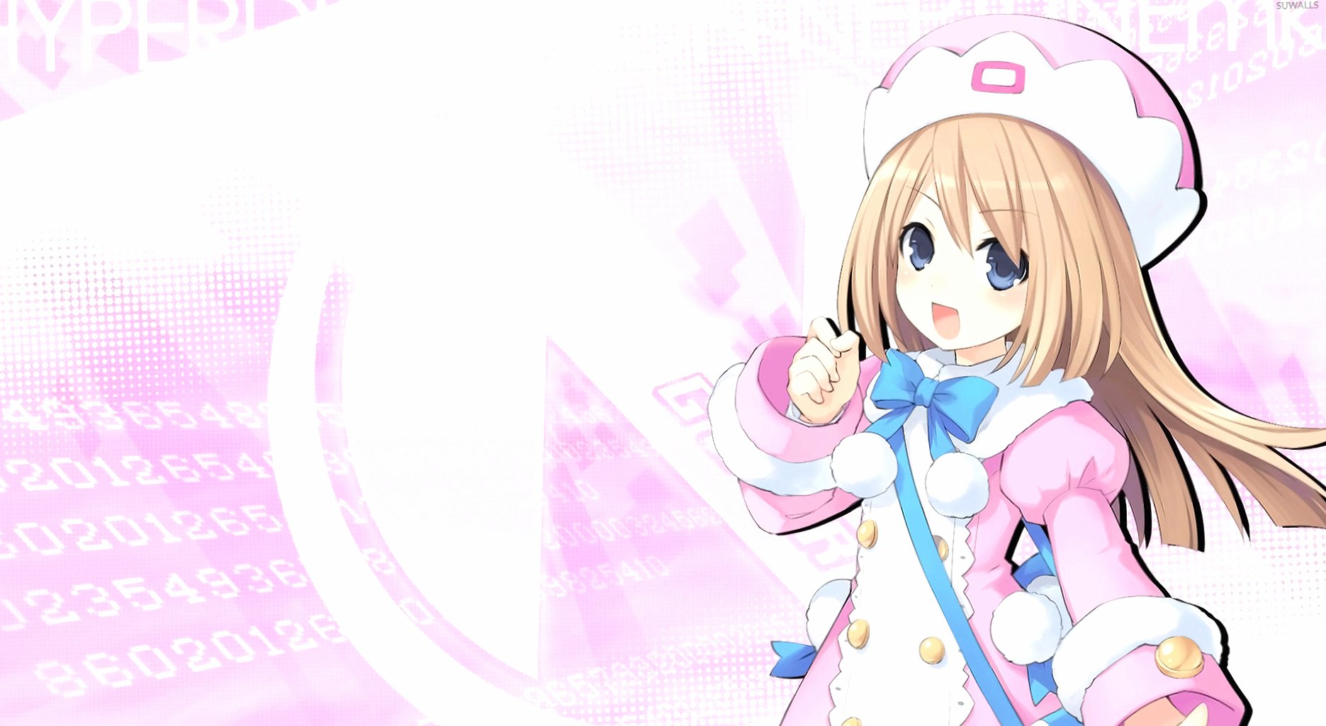 Ram from Hyperdimension Neptunia at 640 x 960 iPhone 4 size wallpapers HD quality