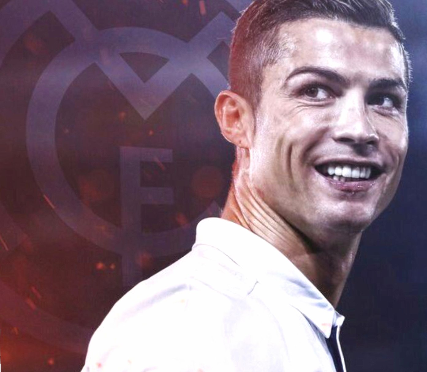 Ronaldo real madrid at 2048 x 2048 iPad size wallpapers HD quality