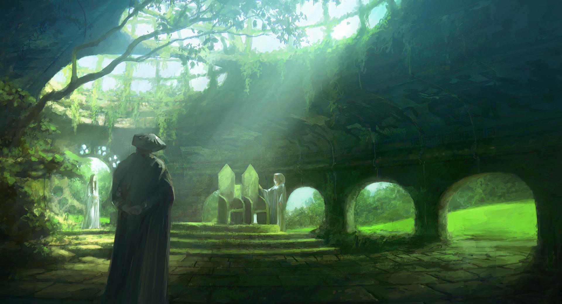 Ruins Of Doriath - Pete Amachree at 320 x 480 iPhone size wallpapers HD quality