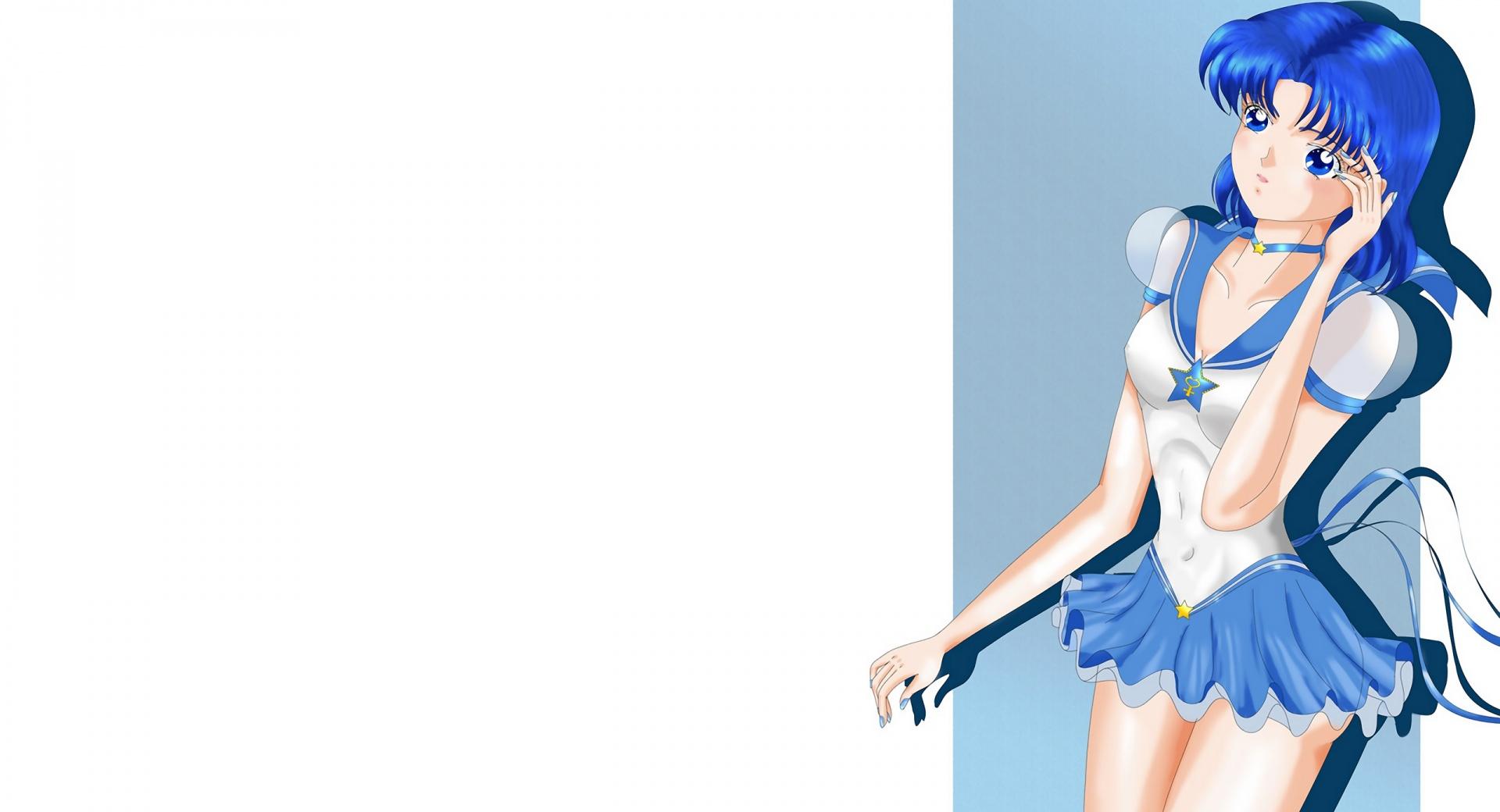 Sailor Mercury at 1334 x 750 iPhone 7 size wallpapers HD quality
