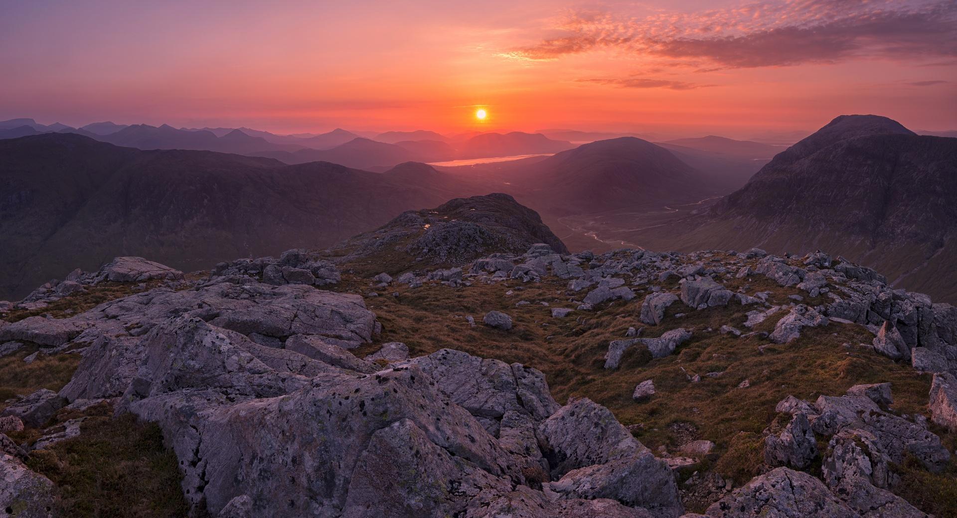 Scotland Highland Sunset at 750 x 1334 iPhone 6 size wallpapers HD quality