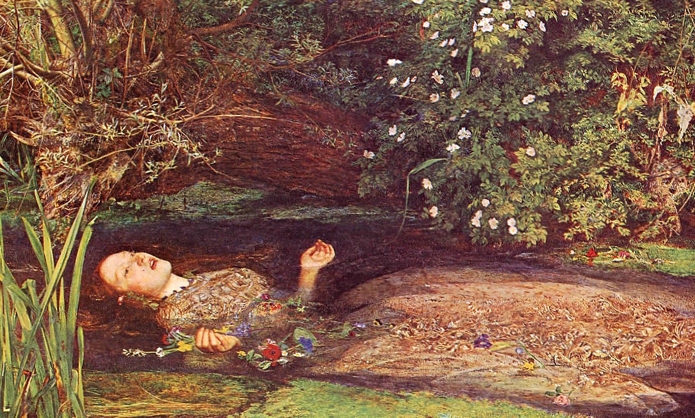 Sir john everett millais ophelia at 750 x 1334 iPhone 6 size wallpapers HD quality