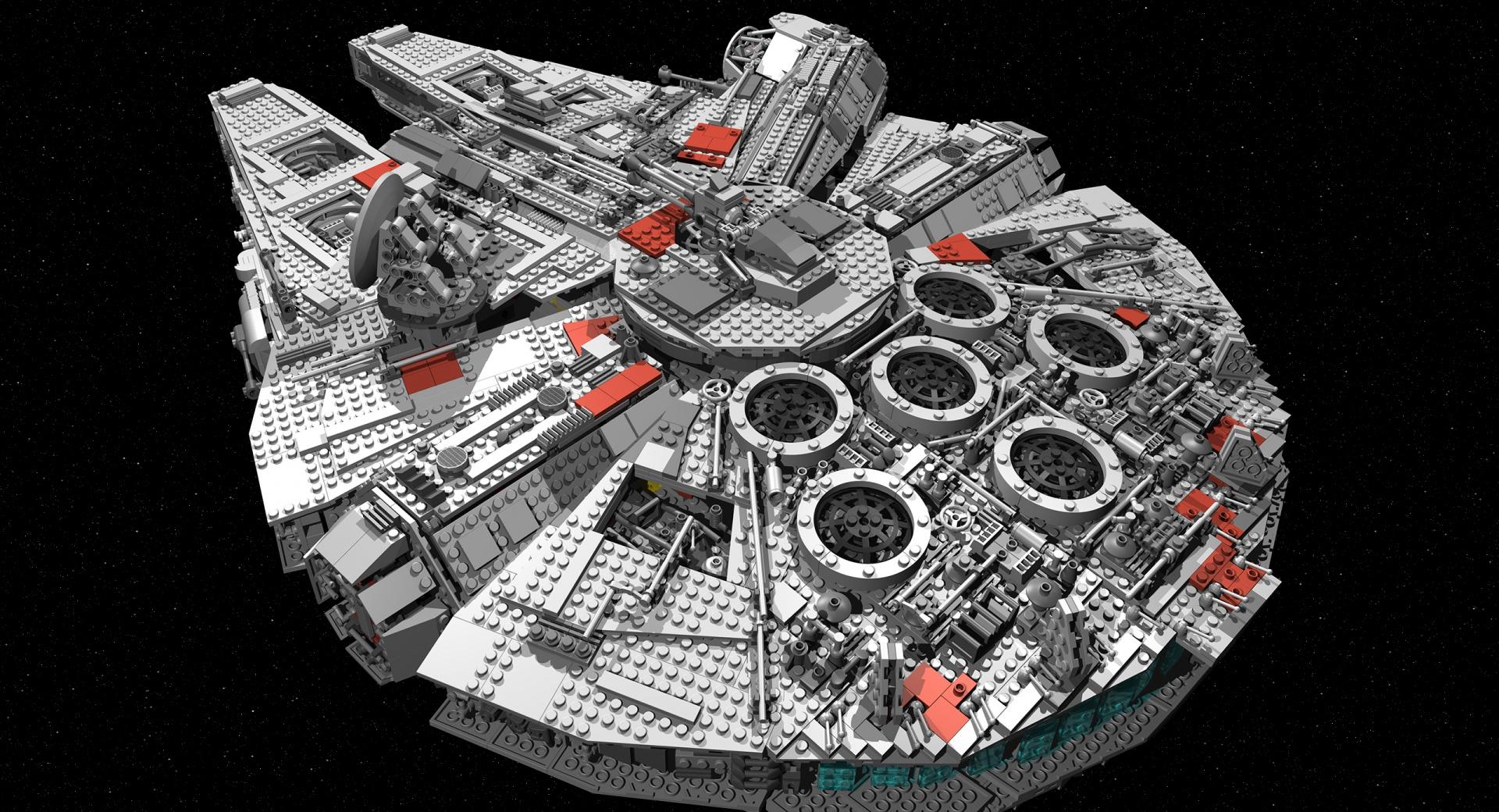 Star Wars Spaceship Millenium Falcon at 1152 x 864 size wallpapers HD quality
