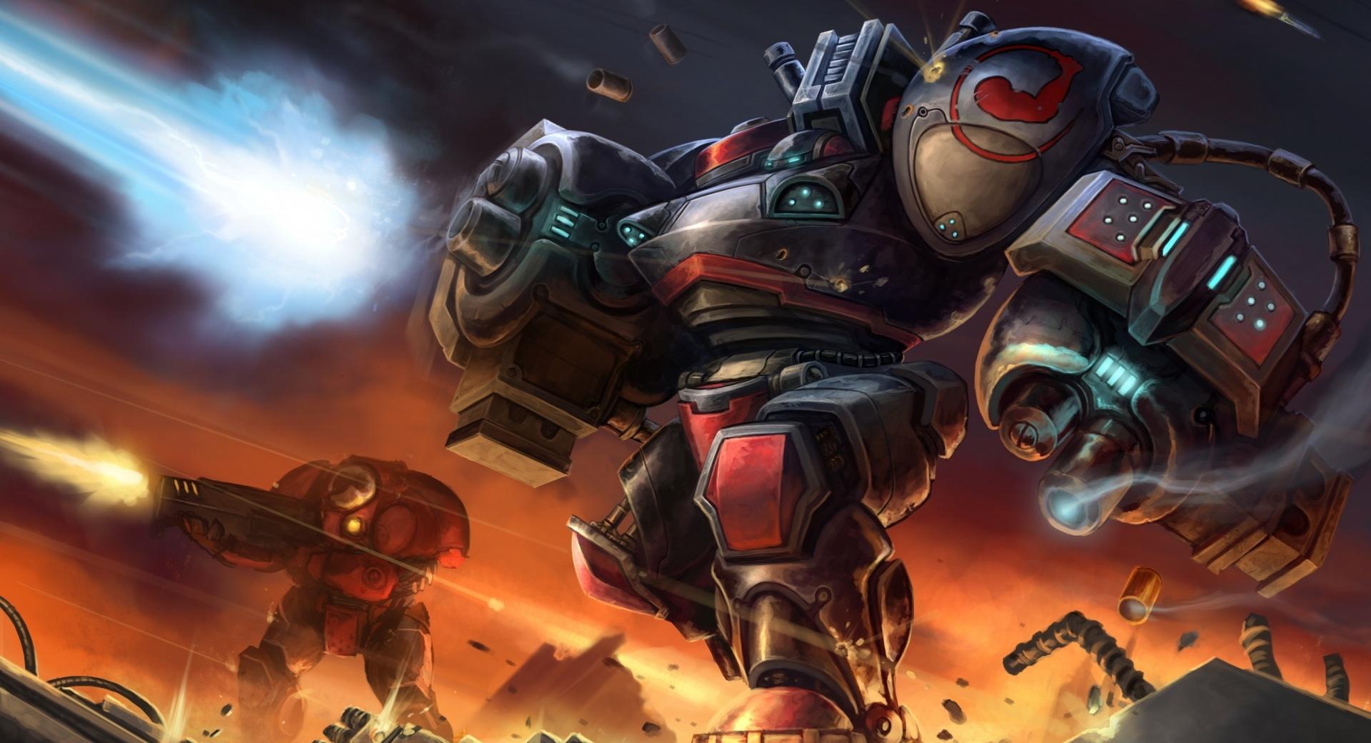 Starcraft 2 Terran at 640 x 1136 iPhone 5 size wallpapers HD quality