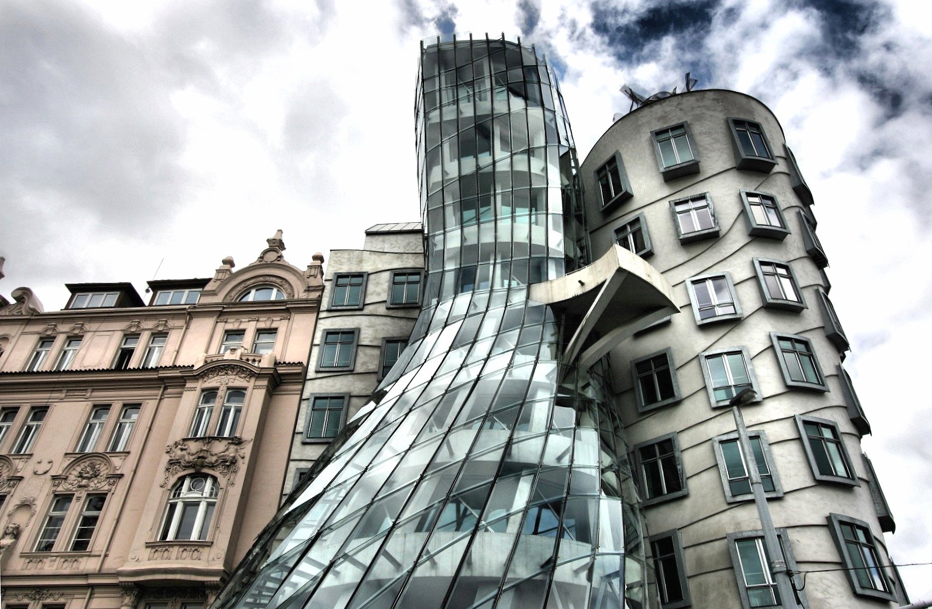 Strange buildings at 320 x 480 iPhone size wallpapers HD quality