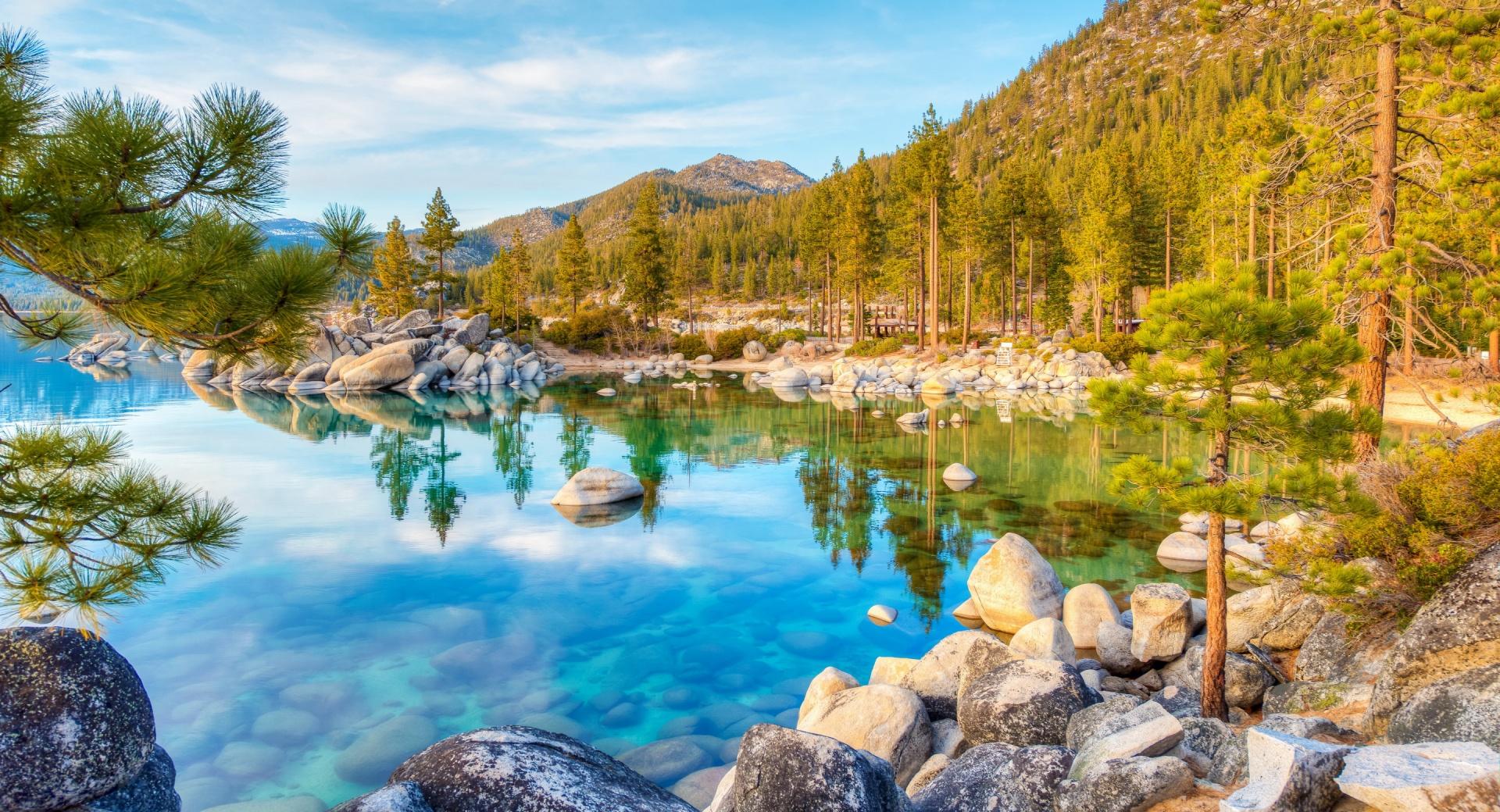 Tahoe Lake Transparent Water at 1280 x 960 size wallpapers HD quality