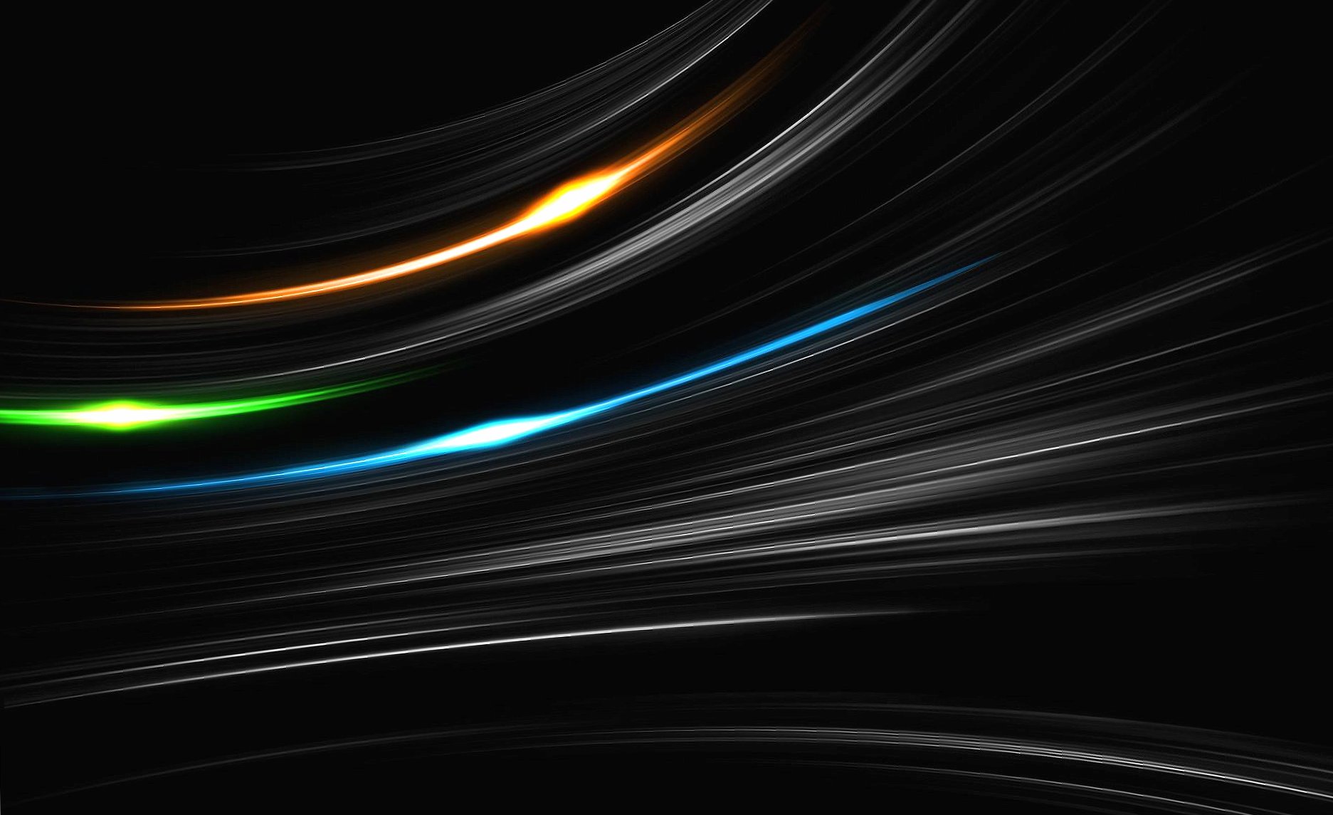 Three distorted lights digital at 1600 x 1200 size wallpapers HD quality