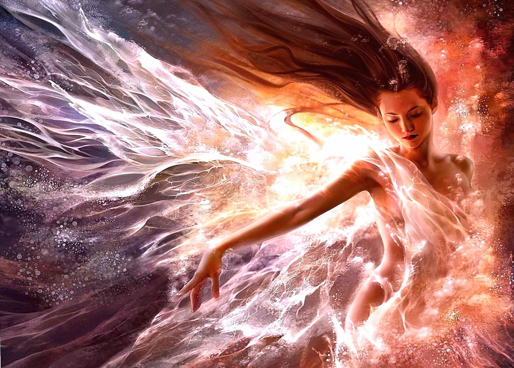Underwater fairy at 1280 x 960 size wallpapers HD quality