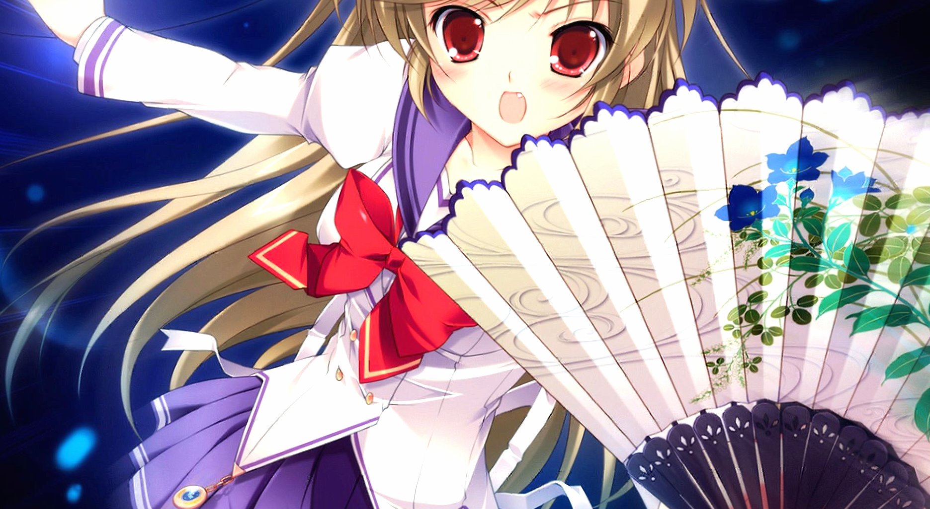 Vampire sweet girl anime at 320 x 480 iPhone size wallpapers HD quality