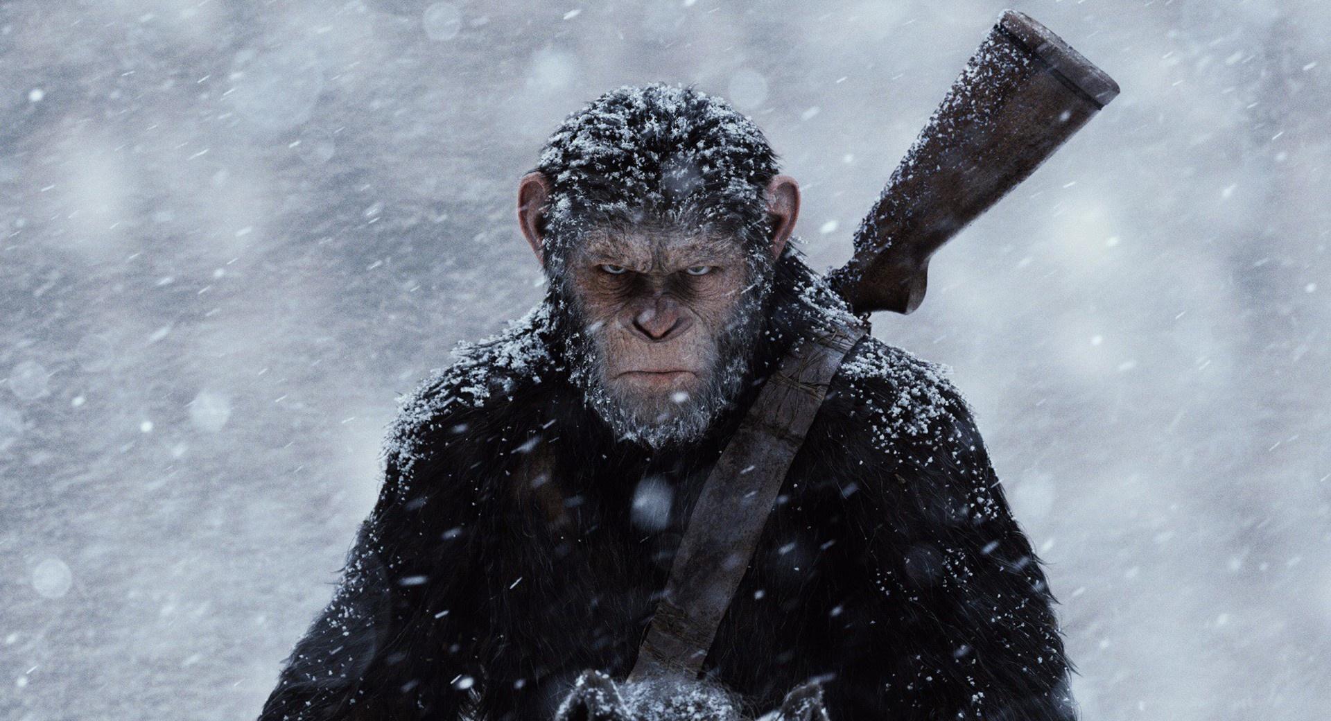 War for the Planet of the Apes 2017 at 640 x 960 iPhone 4 size wallpapers HD quality
