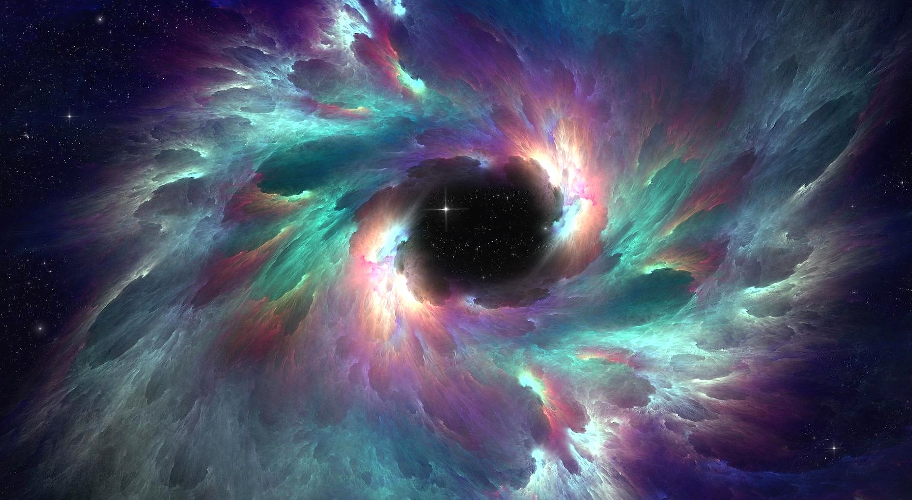 Whirpool nebula at 1600 x 1200 size wallpapers HD quality