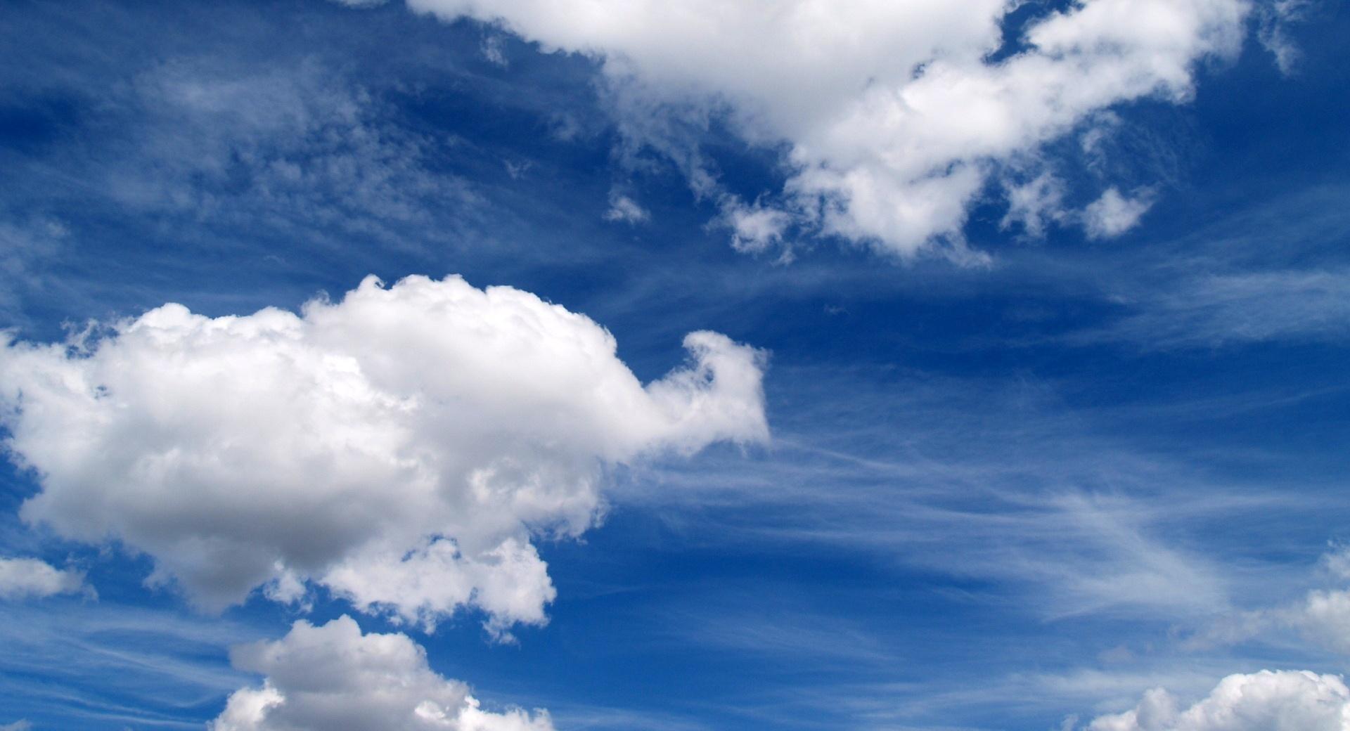 White Clouds at 1024 x 1024 iPad size wallpapers HD quality