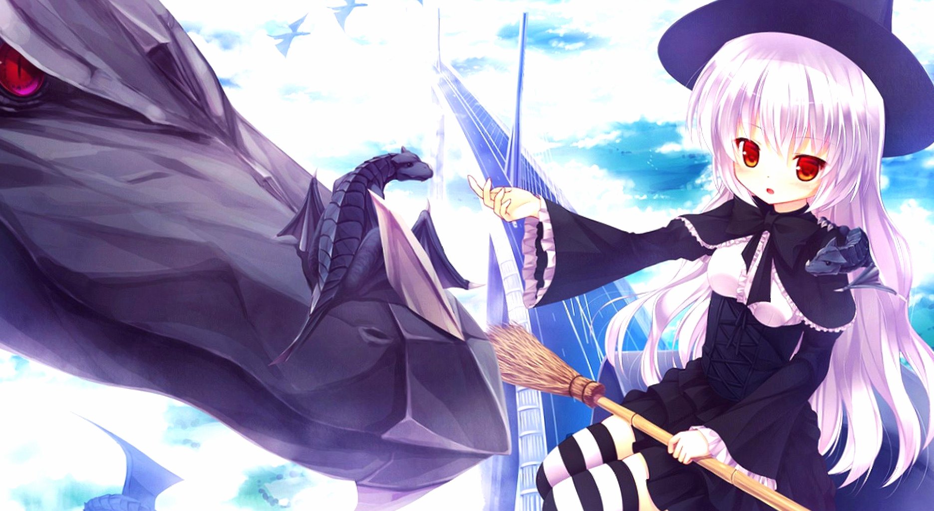 Witch anime at 1152 x 864 size wallpapers HD quality