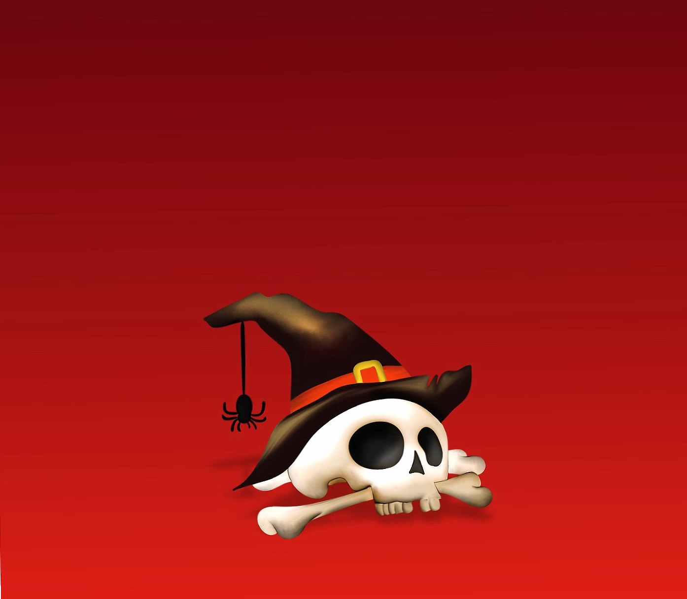 Witch Skull at 1334 x 750 iPhone 7 size wallpapers HD quality