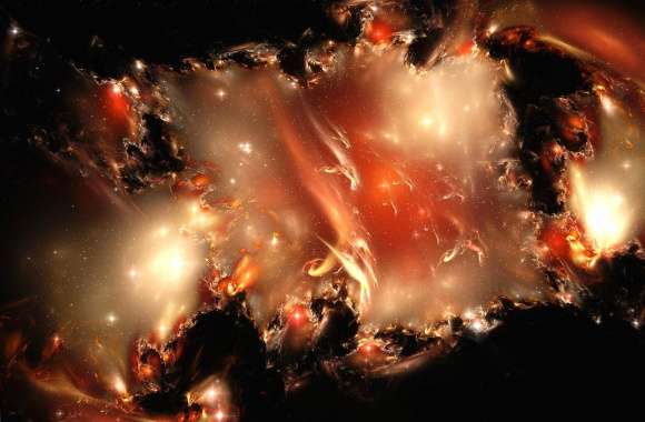 Amazing nebula in space