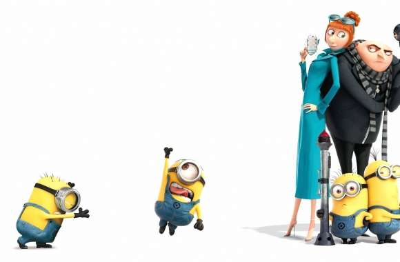 Despicable me 2 gru lucy minions wallpapers hd quality
