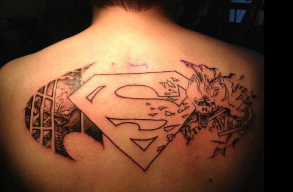 Funny supeman tattoo wallpapers hd quality