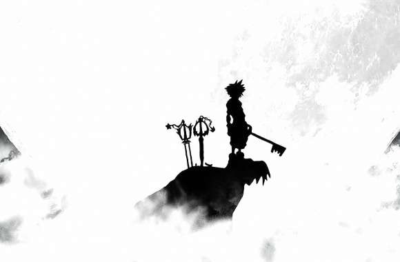 Kingdom Hearts 3 warrior on the cliff wallpapers hd quality