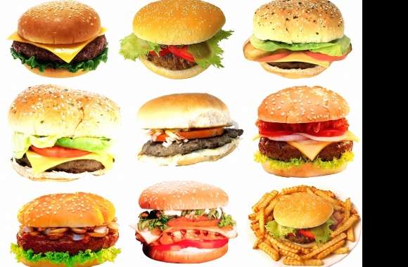 Many hamburgers wallpapers hd quality