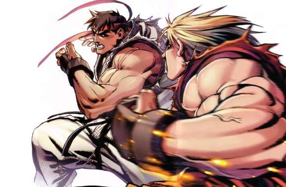 Ryu vs. Ken wallpapers hd quality