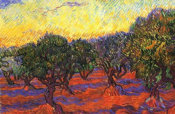 Vincent van gogh olive trees