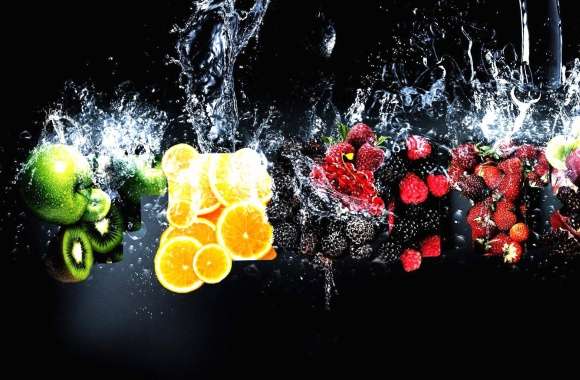 Water and fruits wallpapers hd quality