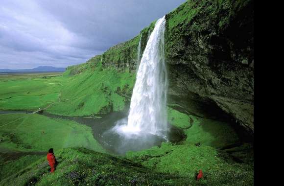 Waterfall in iceland wallpapers hd quality