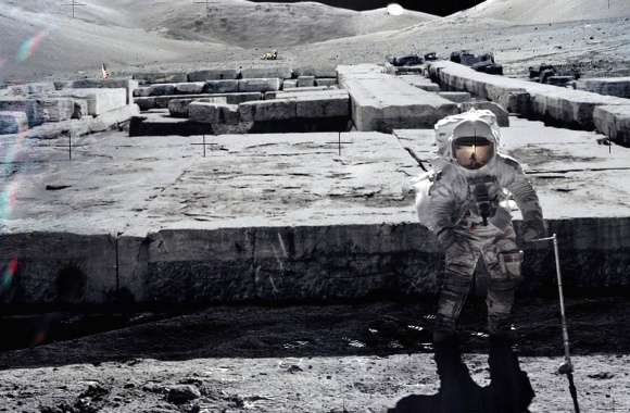 Weird moon photo astronaut wallpapers hd quality