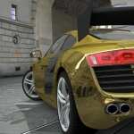 Audi R8 4.2 Quattro Gold high definition wallpapers