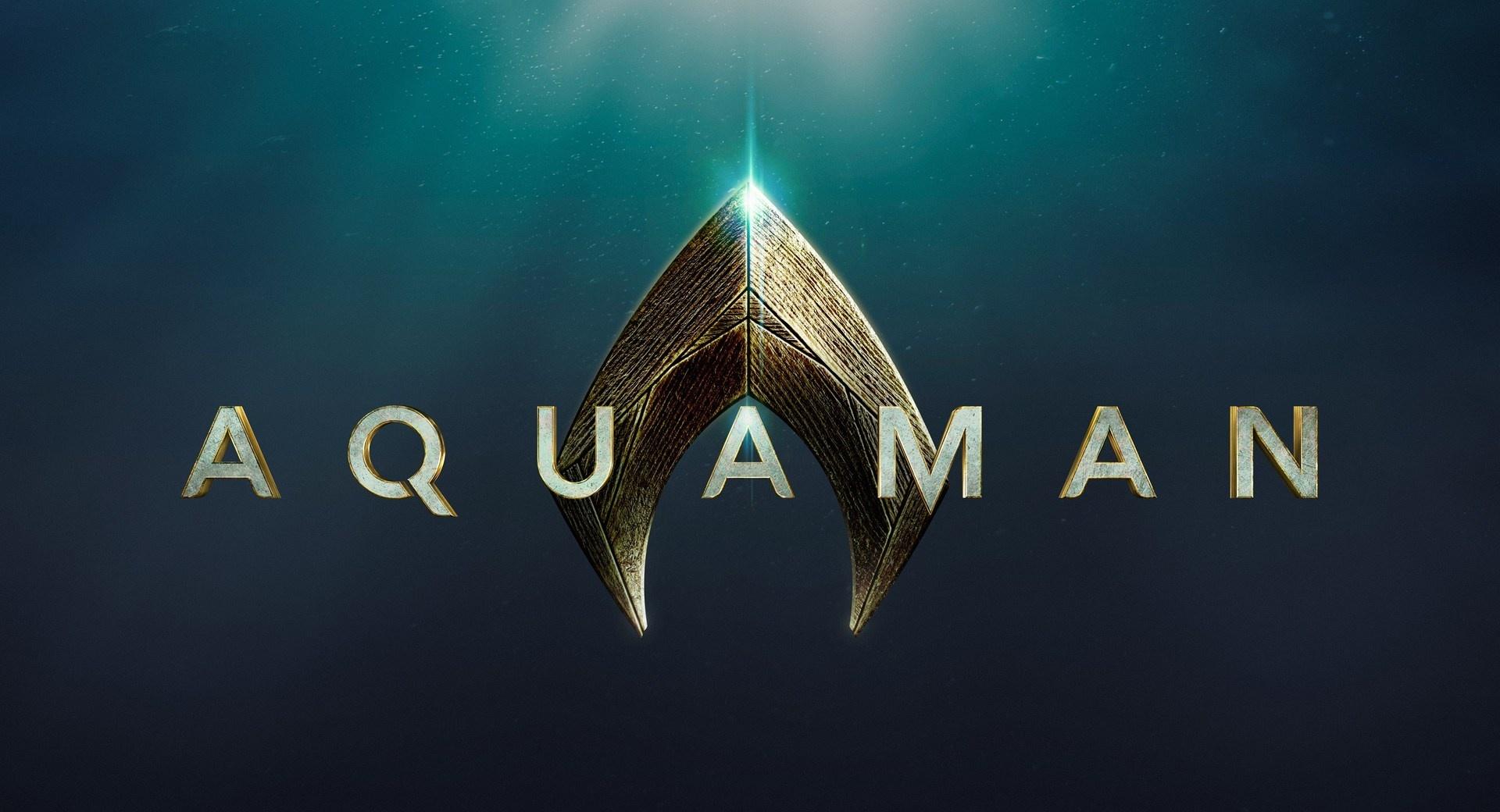 2018 Aquaman Movie Logo at 1334 x 750 iPhone 7 size wallpapers HD quality
