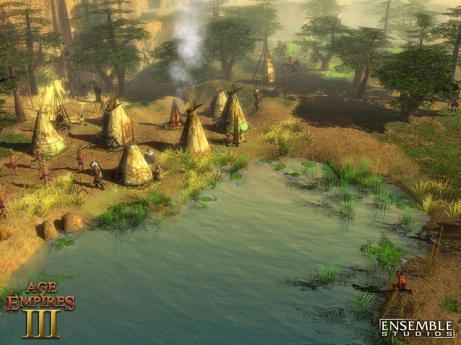 Age Of Empires III at 640 x 960 iPhone 4 size wallpapers HD quality
