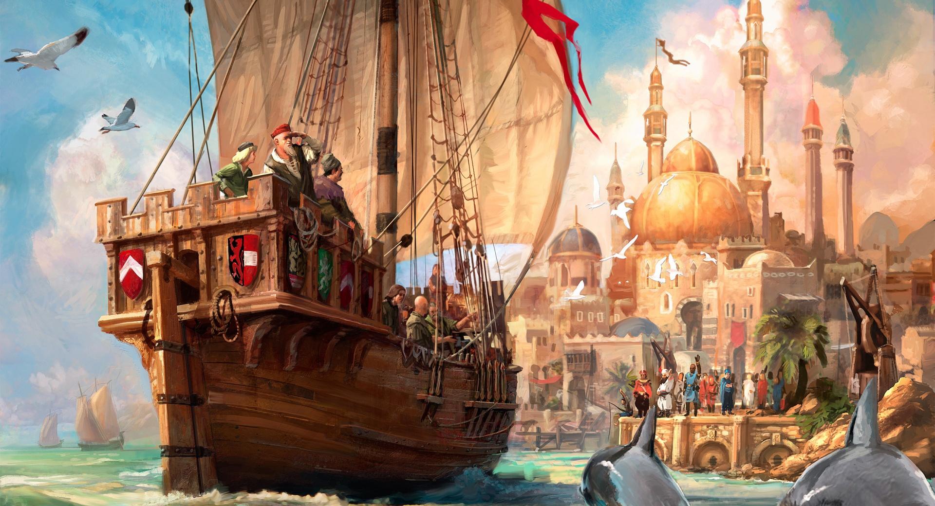 Anno 1404 Game Artwork at 1280 x 960 size wallpapers HD quality
