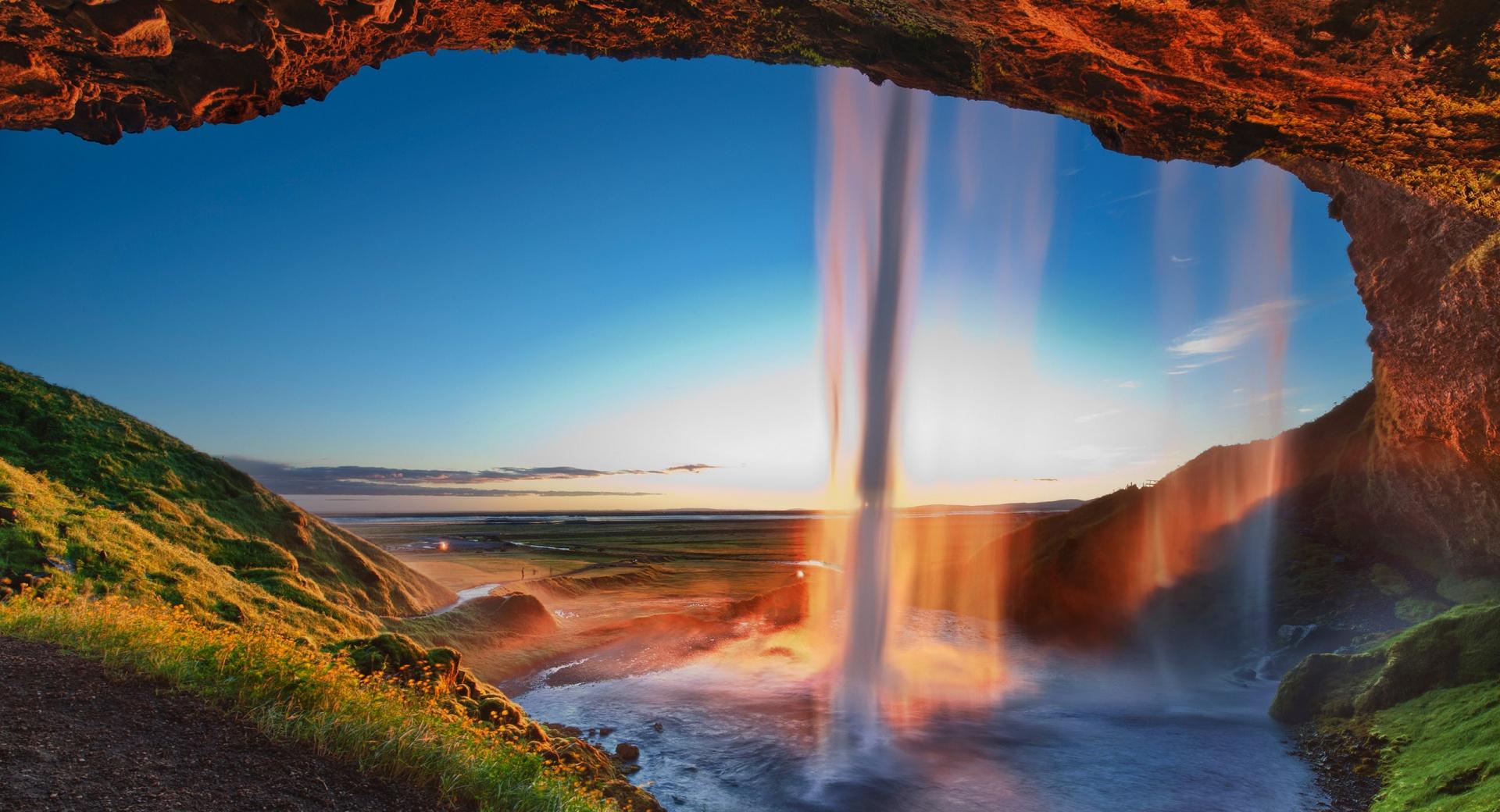 Arch Waterfall at 1152 x 864 size wallpapers HD quality