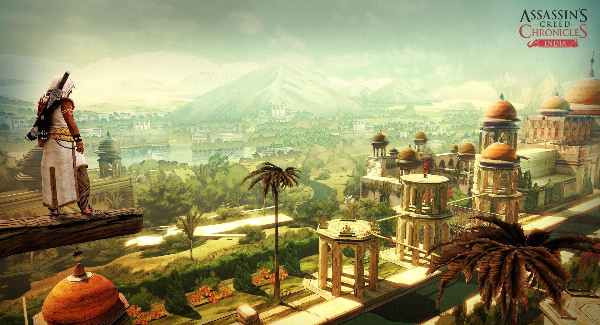 Assassins Creed Chronicles India at 640 x 960 iPhone 4 size wallpapers HD quality