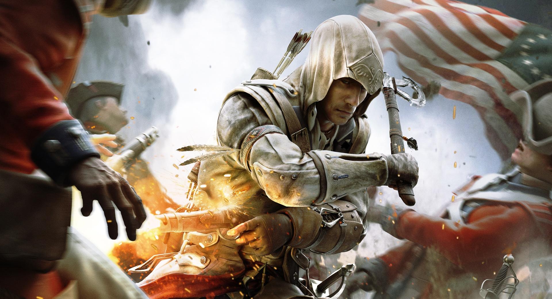 Assassins Creed III War at 1024 x 1024 iPad size wallpapers HD quality