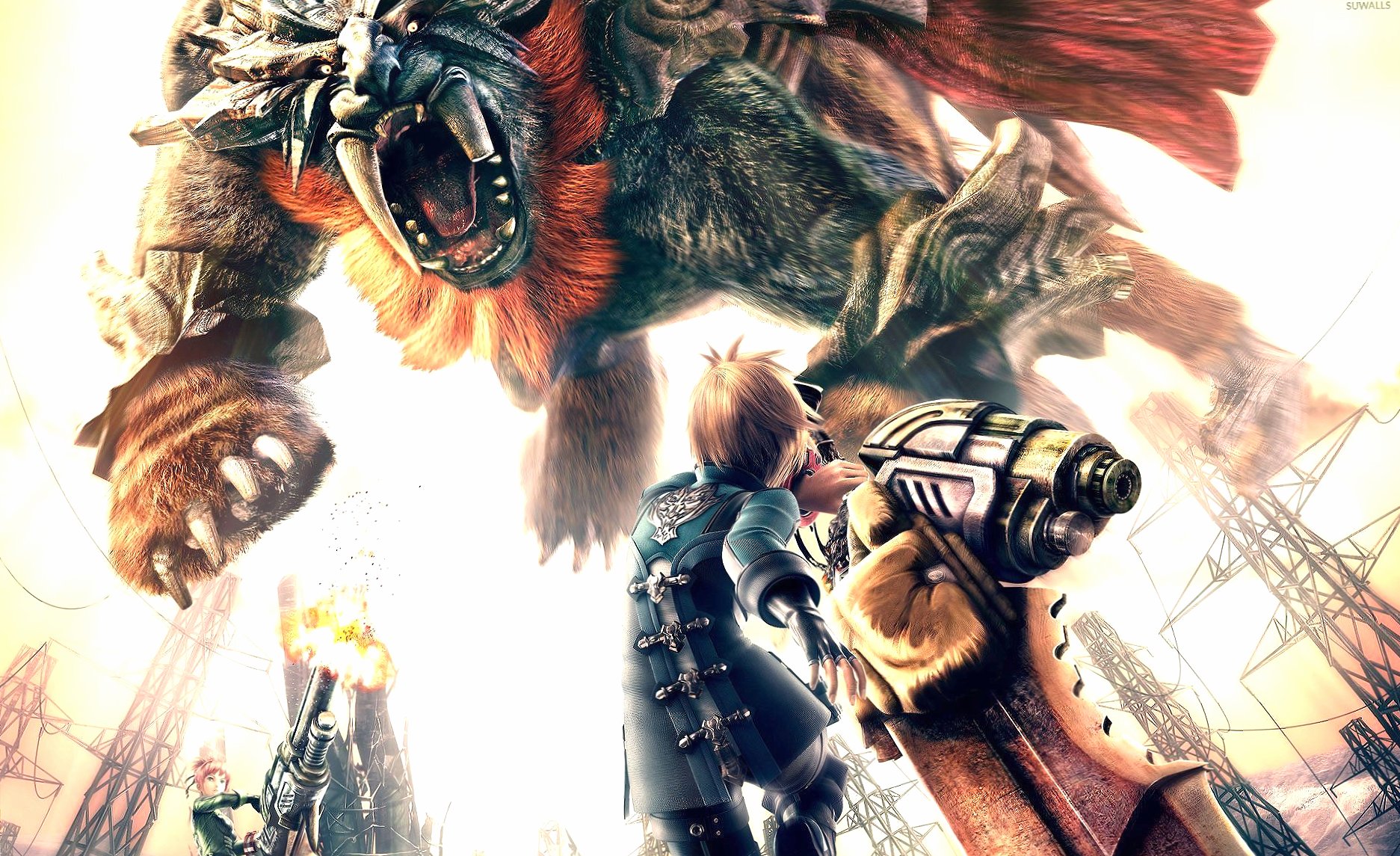 Battle in God Eater at 320 x 480 iPhone size wallpapers HD quality