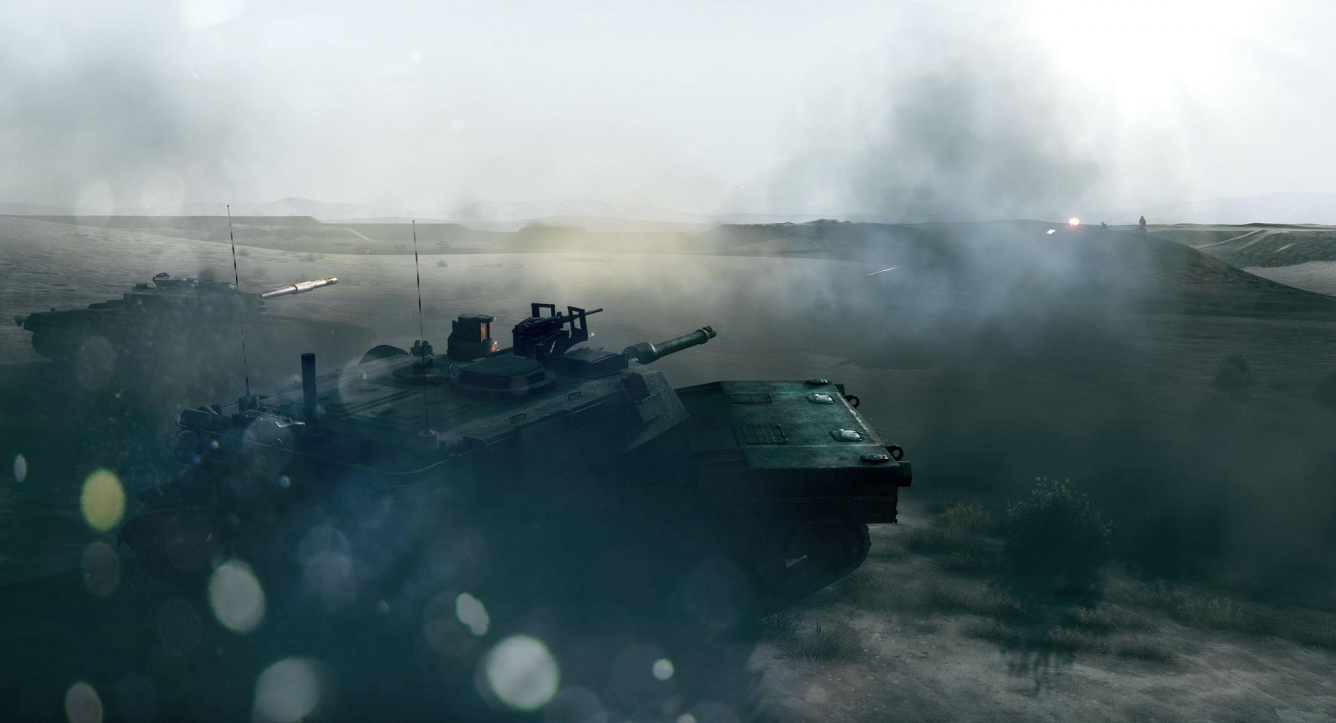 Battlefield 3 Tank Battle at 1334 x 750 iPhone 7 size wallpapers HD quality