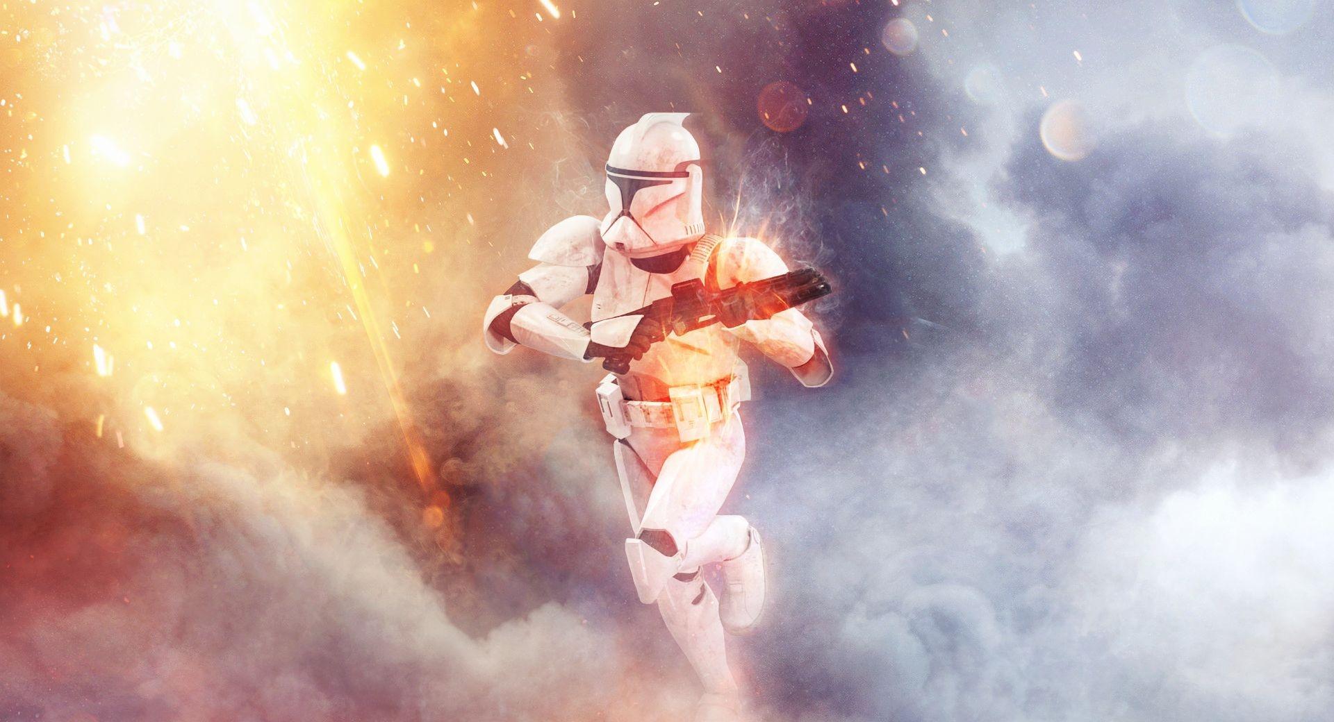 Battlefront 1 Phase 1 Clone Trooper at 640 x 1136 iPhone 5 size wallpapers HD quality