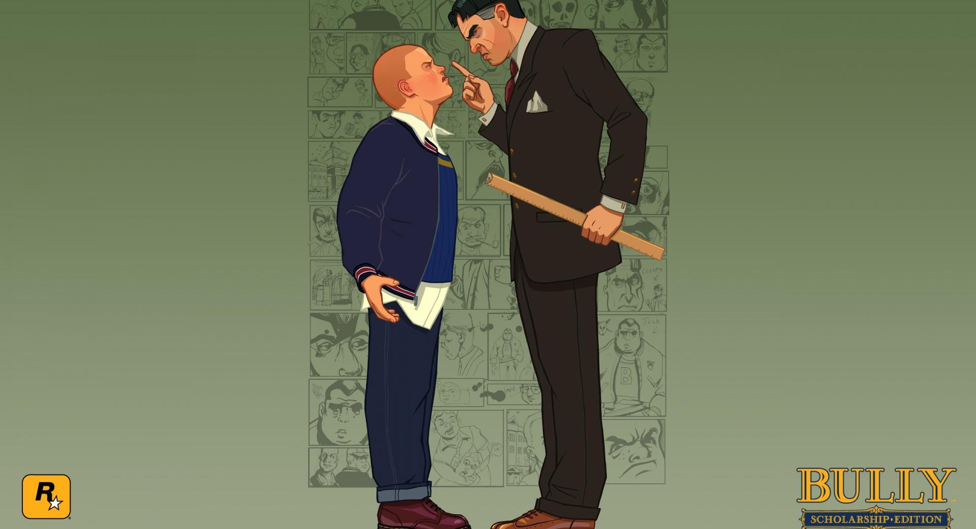 Bully Scholarship Edition Jimmy vs Crabblesnitch at 1152 x 864 size wallpapers HD quality