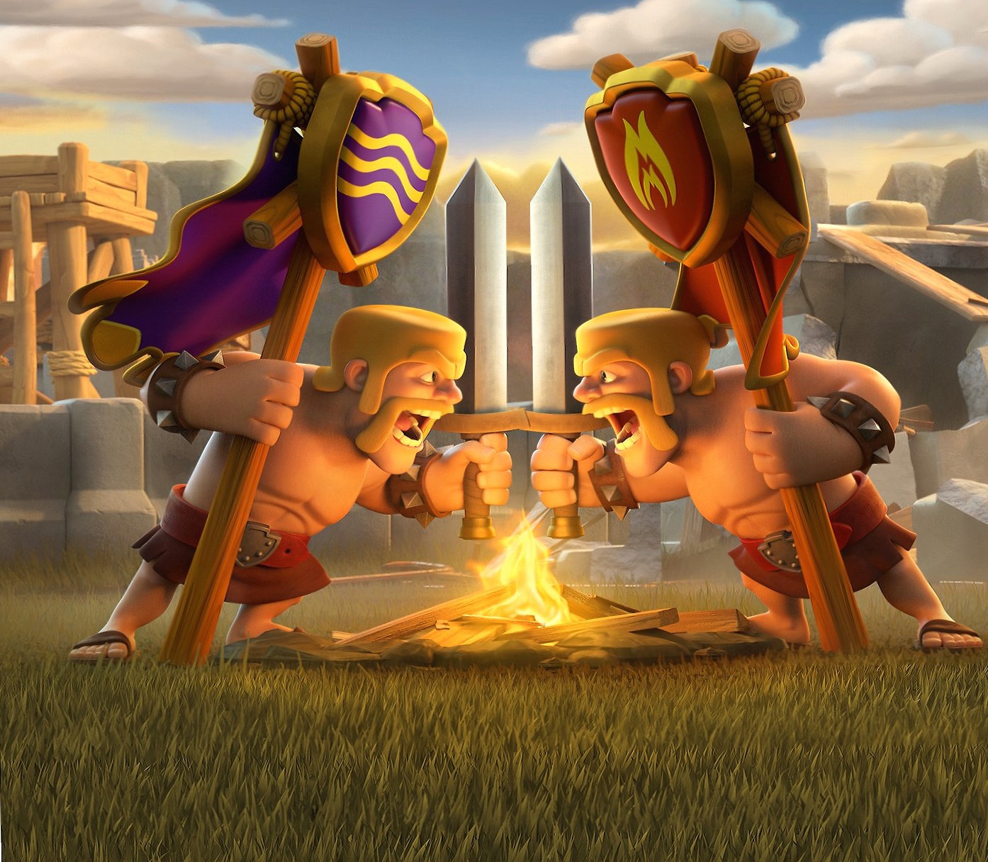 Clan War at 640 x 960 iPhone 4 size wallpapers HD quality