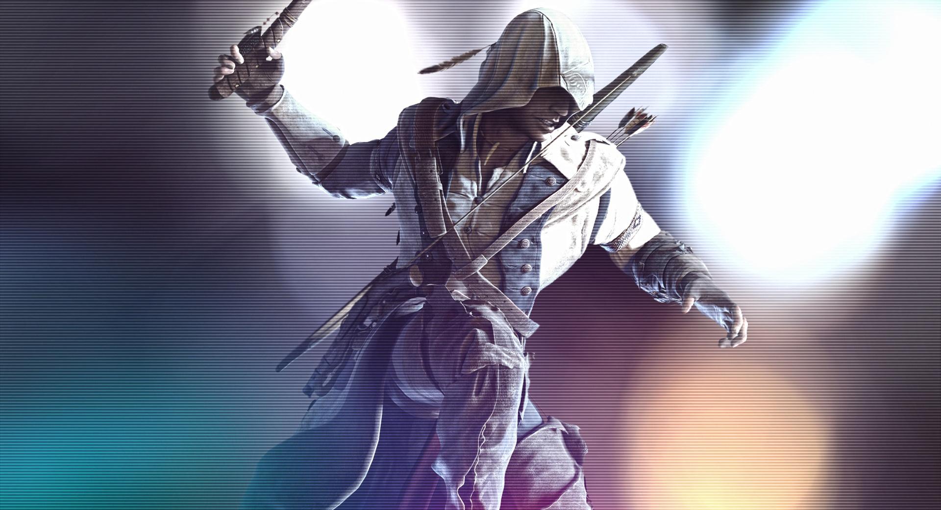 Connor Kenway Enhanced at 320 x 480 iPhone size wallpapers HD quality
