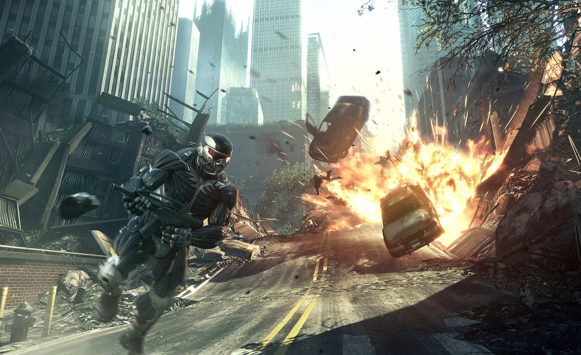Crysis battle with Prophet at 1024 x 1024 iPad size wallpapers HD quality