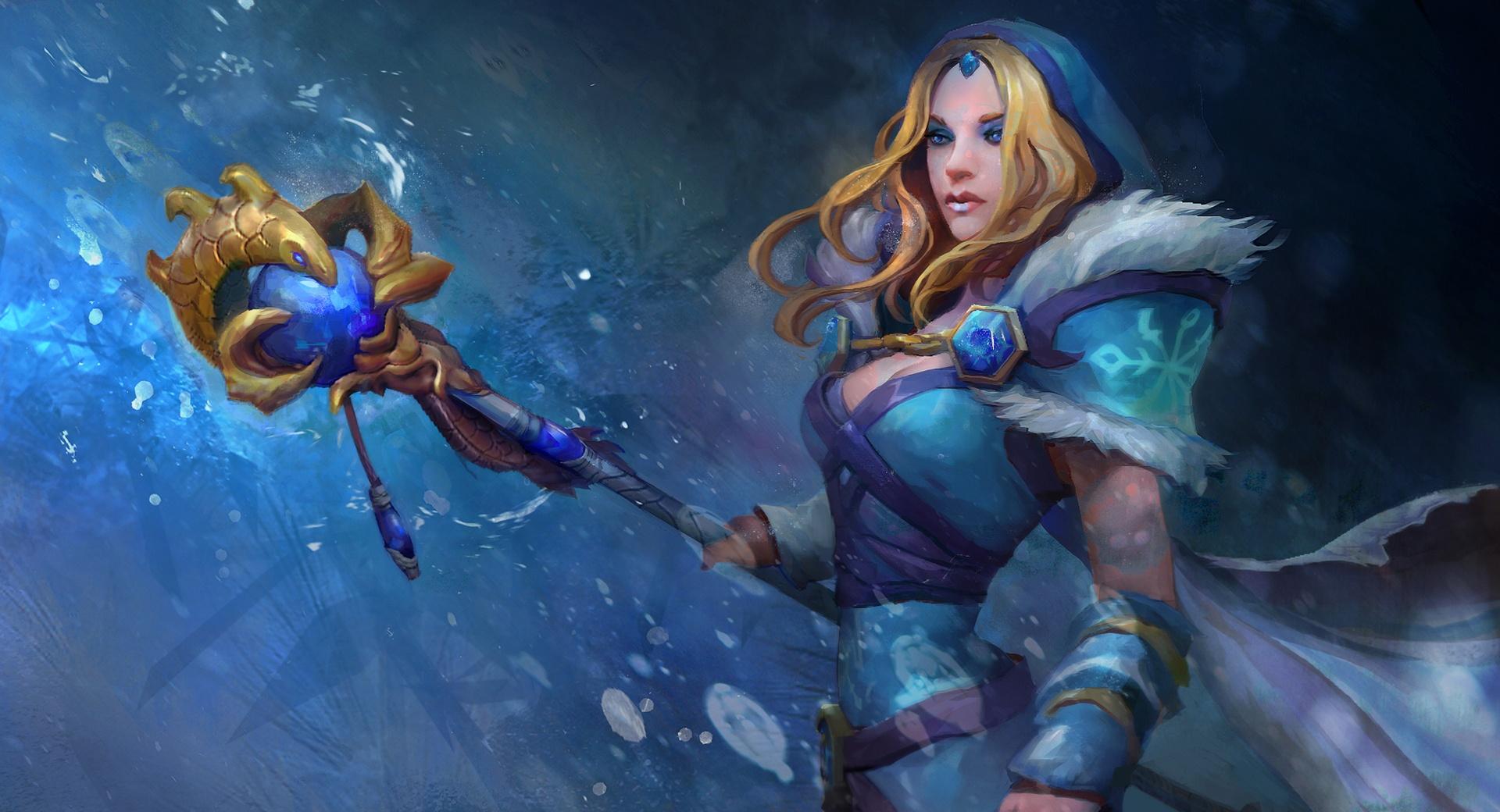 Crystal Maiden Dota 2 at 1334 x 750 iPhone 7 size wallpapers HD quality