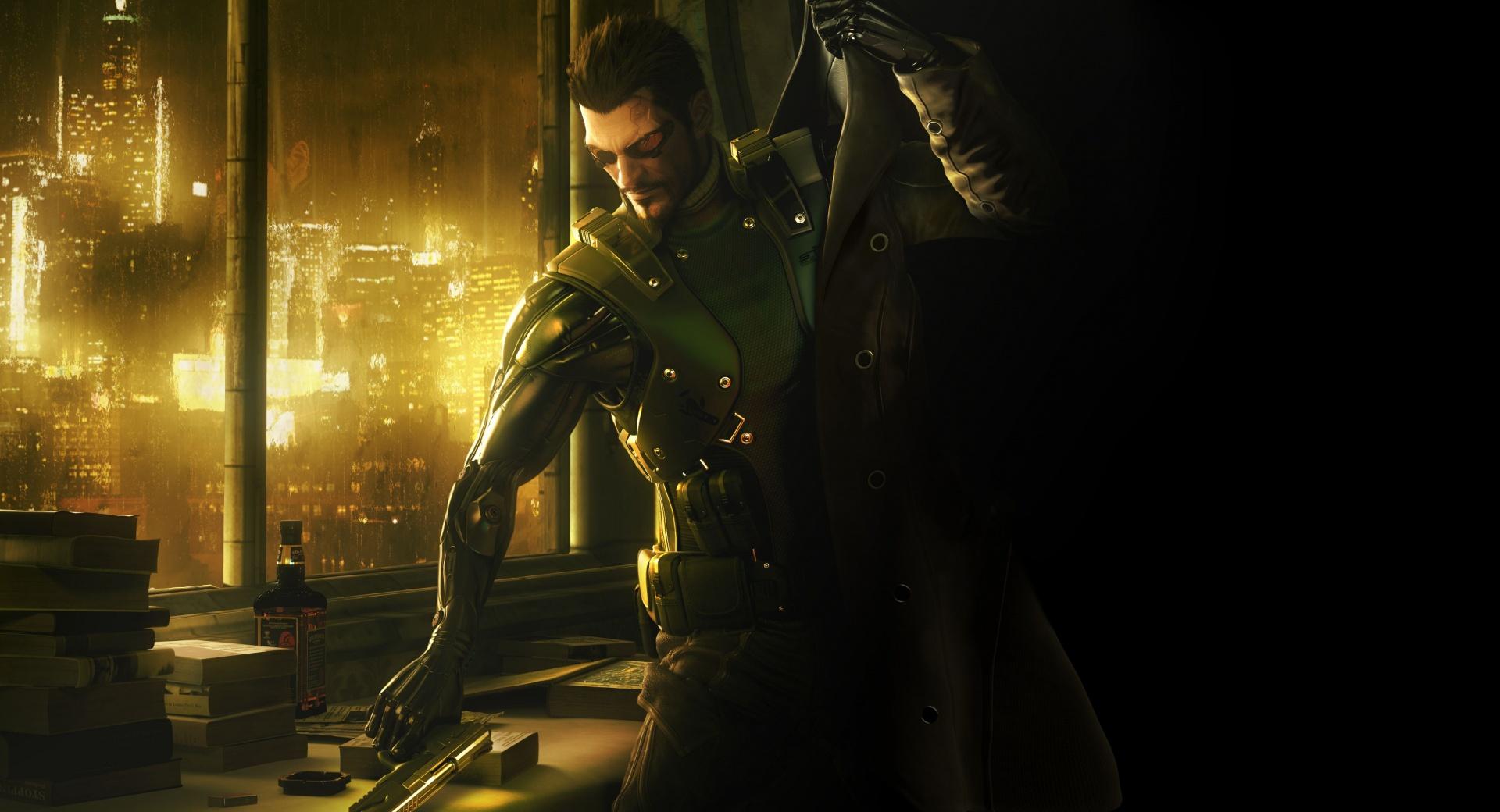 Deus Ex Human Revolution Video Game at 1334 x 750 iPhone 7 size wallpapers HD quality