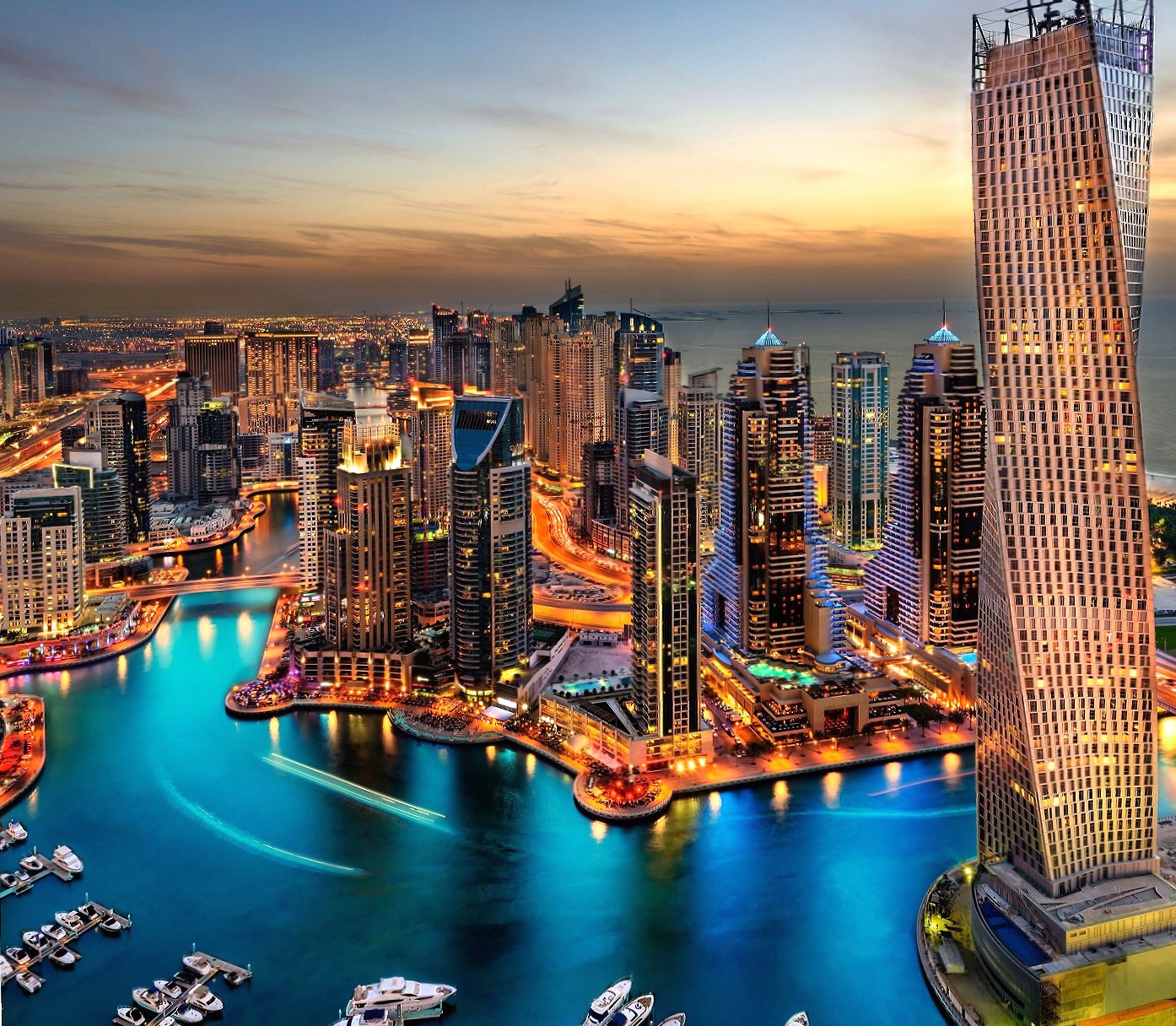 Dubai 4k at 1024 x 1024 iPad size wallpapers HD quality