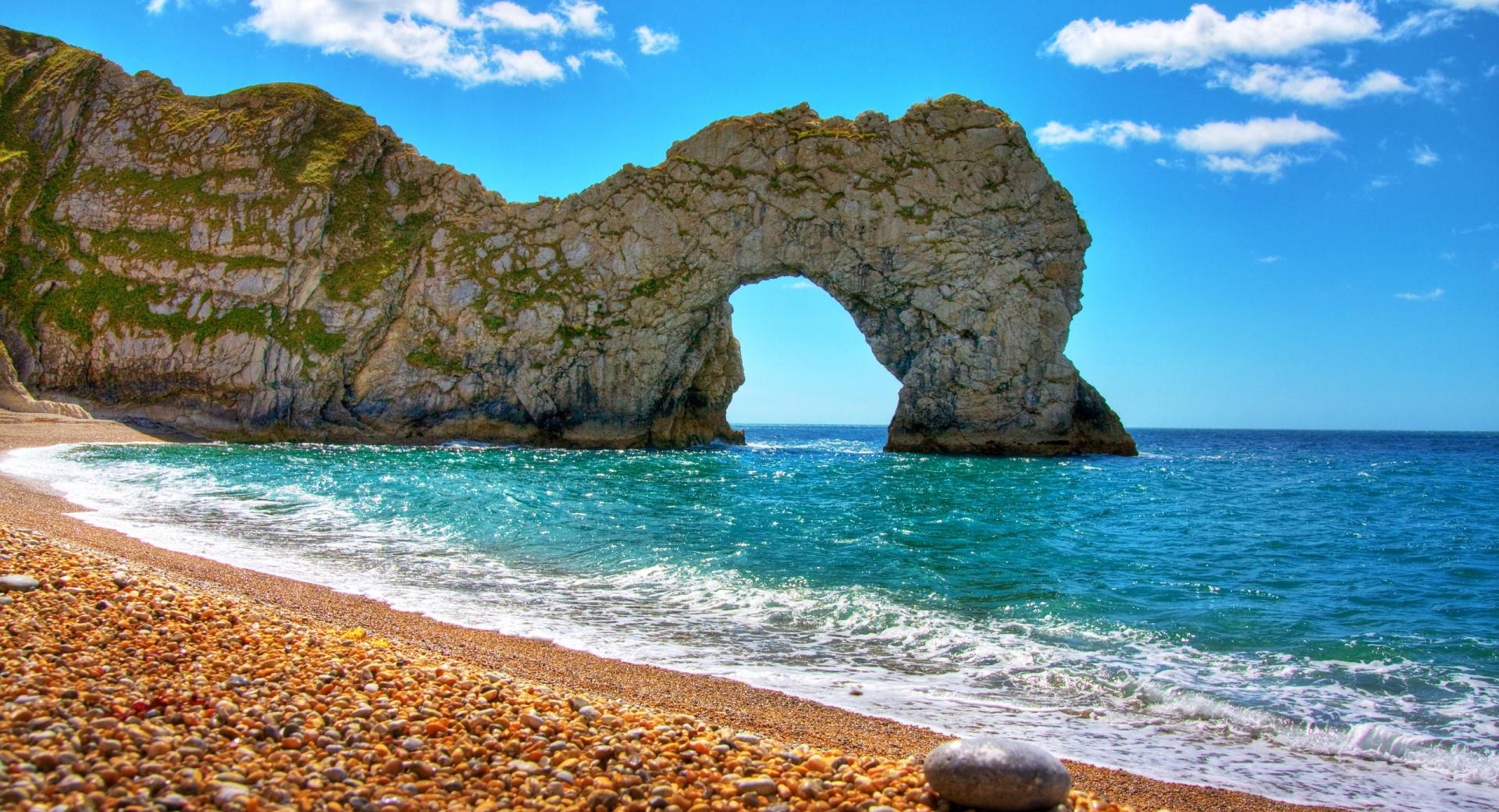 Durdle Door Beach at 1334 x 750 iPhone 7 size wallpapers HD quality