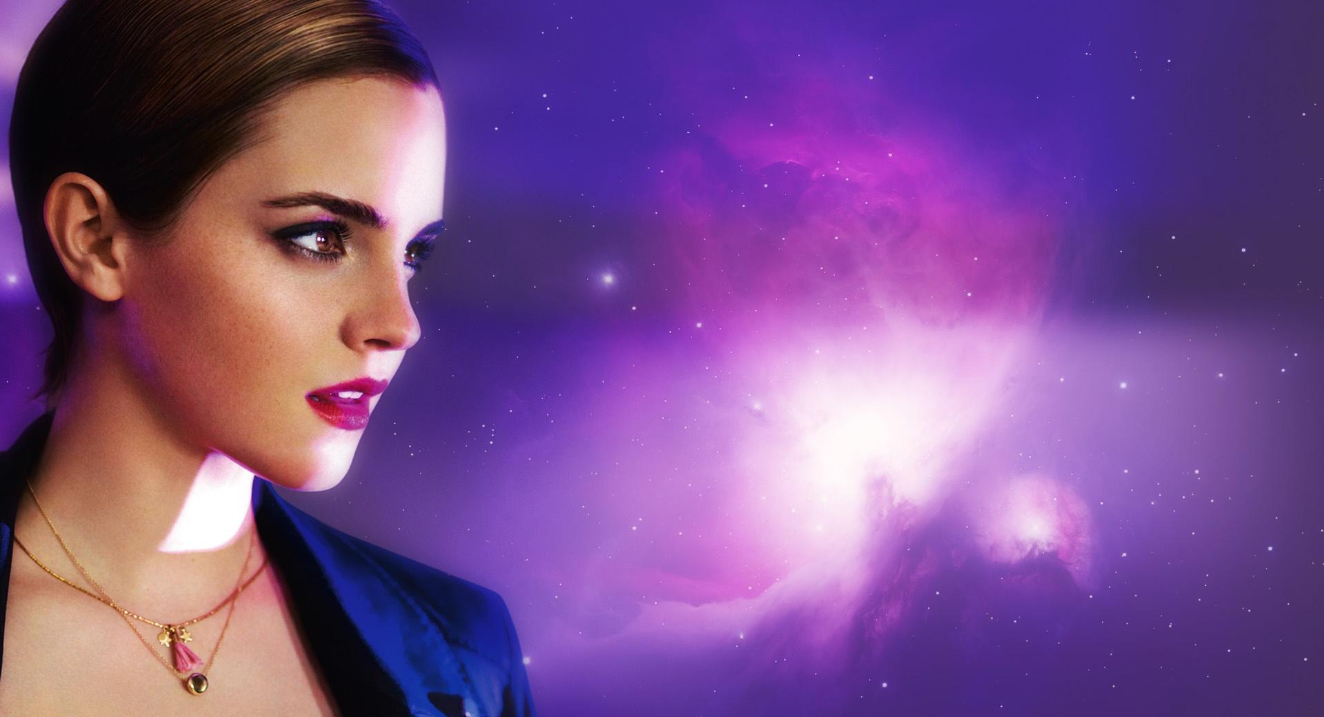 Emma Watson in Lancome at 1024 x 1024 iPad size wallpapers HD quality