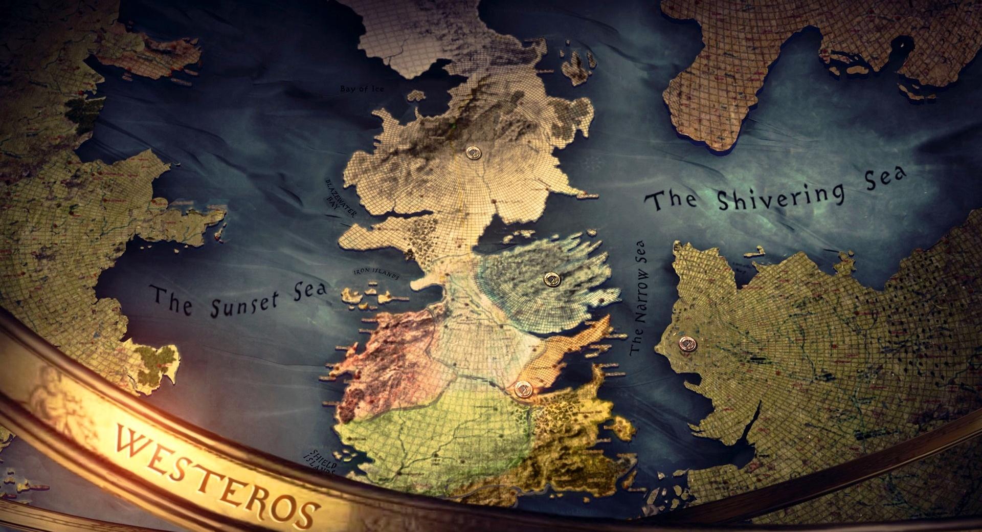 Game of Thrones Map of Westeros at 1152 x 864 size wallpapers HD quality
