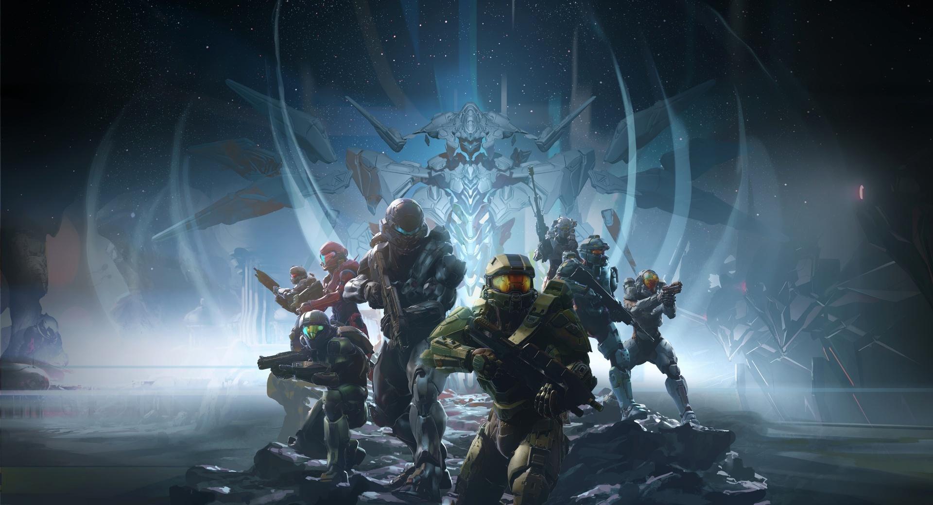 Halo 5 Guardians Game at 640 x 1136 iPhone 5 size wallpapers HD quality