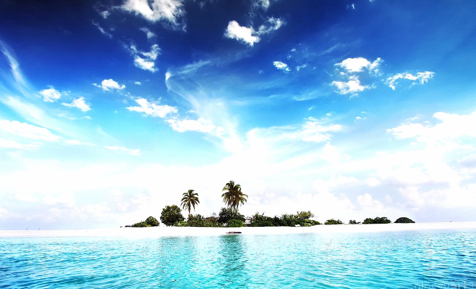 island tropical sea at 1024 x 1024 iPad size wallpapers HD quality
